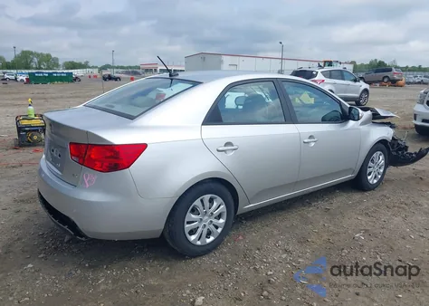 2010 Kia Forte Ex из США, поврежденный, VIN KNAFU4A27A5834628